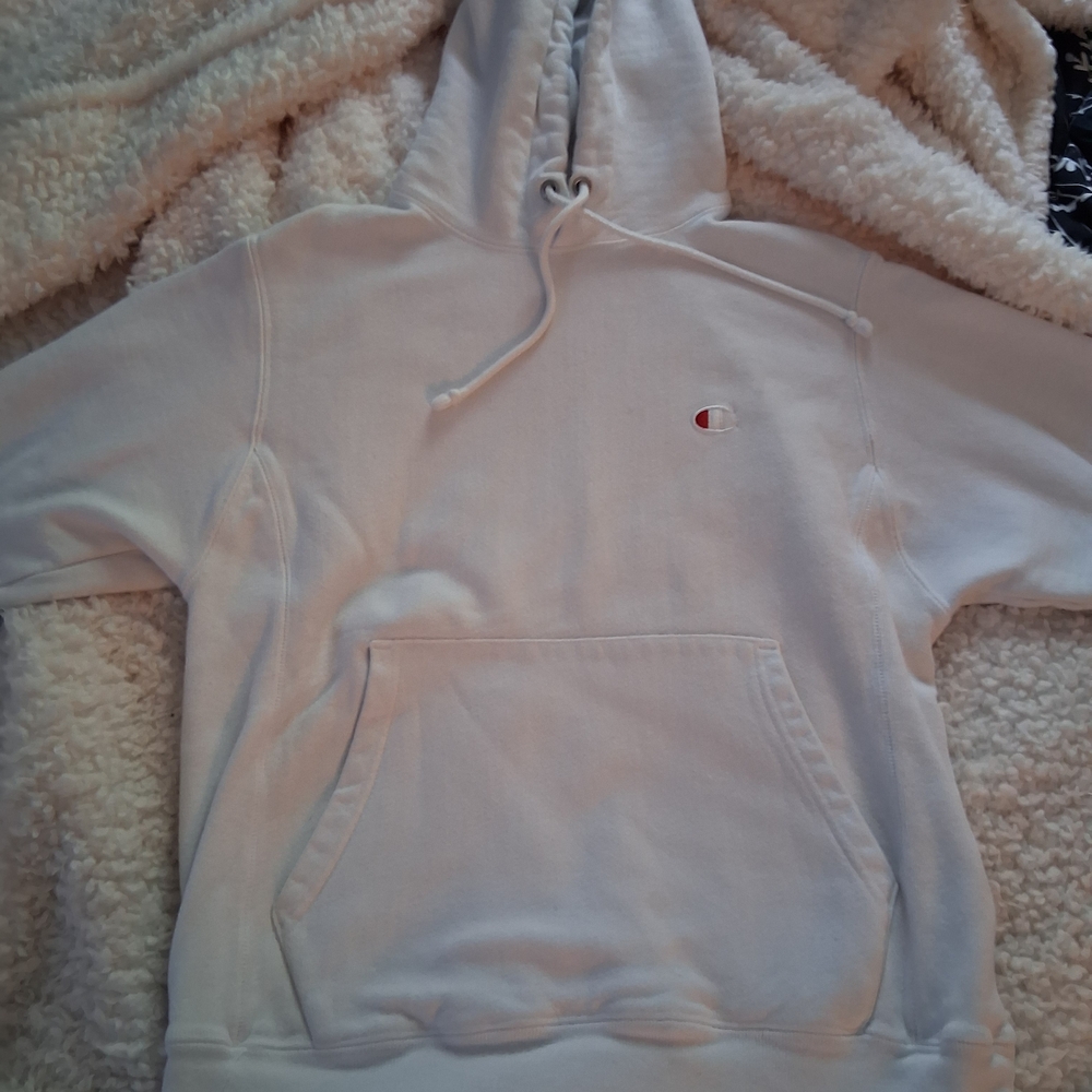 Champion White Hoodie